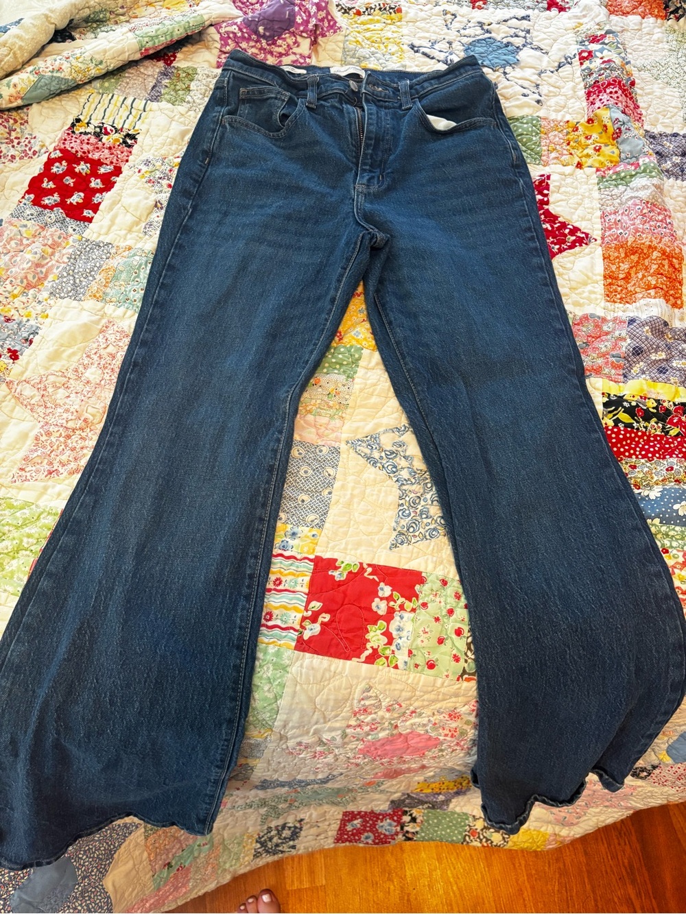 Universal Thread Dark Blue Boot Leg Jeans
